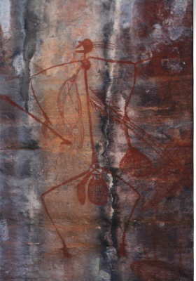 Aborigini-Painting in Kakadu-Park