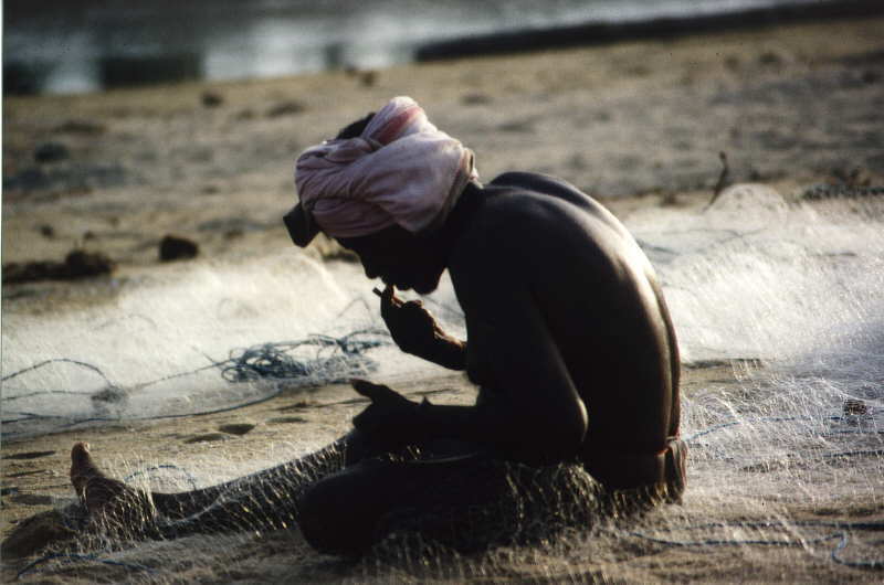 Fischer in Mahabalipuram
