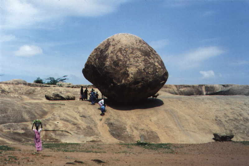 Magic Marble (Magische Murmel) in Mahabalipuram