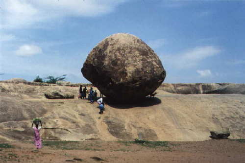 Magic Marble (Magische Murmel) in Mahabalipuram