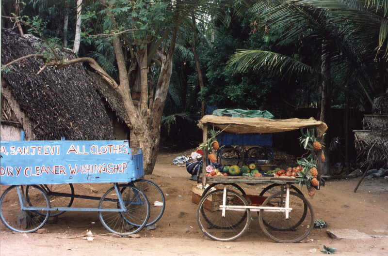 Waschsalon in Mahabalipuram
