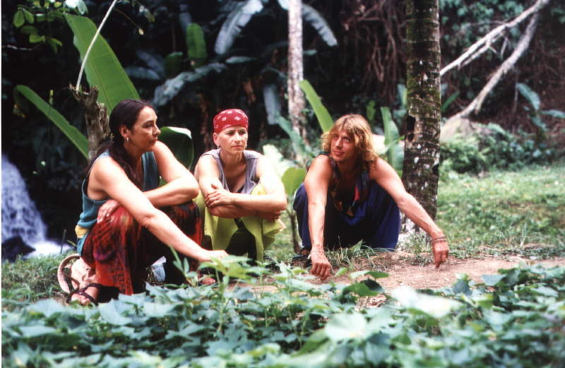 Zwei befreundete Berlinerinnen, die uns auf Bali besucht haben