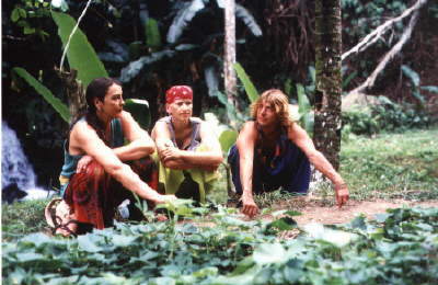 Zwei befreundete Berlinerinnen, die uns auf Bali besucht haben