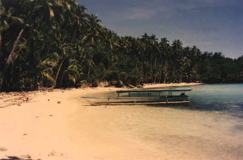 Strand auf Malenge/Togian Islands